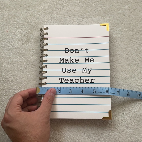 NWT Novelty spiral Notebook - Picture 5 of 7